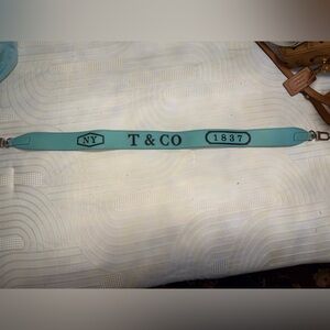 T & CO NY 1837 Aqua Logo Strap
